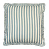 Ruffle Stripe Cushion Cover - Blue