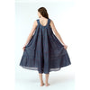 Tiered Cotton Voile Nightdress - Bleu Rouge