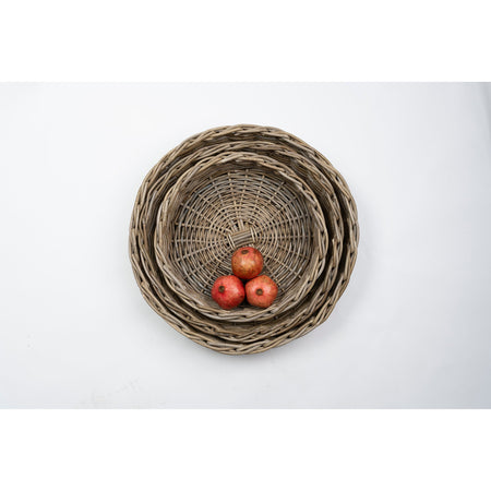 Napa - Round Woven Tray Basket
