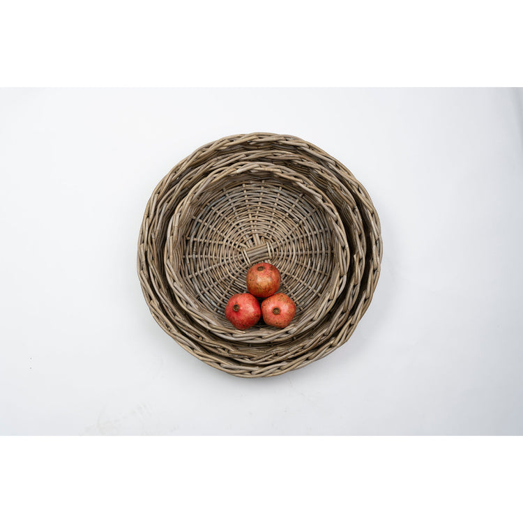 Napa - Round Woven Tray Basket