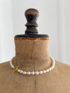 Freshwater Pearl Necklace - Gold