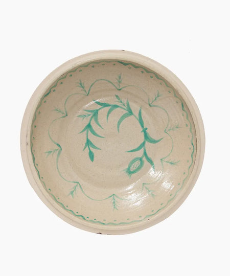 Terracotta Hand-Painted Plate