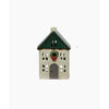 Tealight House - Green Wreath Small