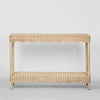 Belle Scalloped Console - Natural