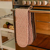 Oven Mitt Double - Fig Gingham