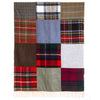 Pre-Order Tartan & Tweed Patchwork Throw Earthy Colours