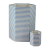 Storage Set & Journal - Blue Pin Stripe