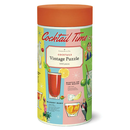 Cocktail Time Vintage Puzzle