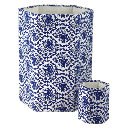 Storage Set & Journal - Cobalt Floral