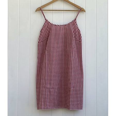 Children’s Red Gingham Slip