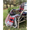 Pre-Order Tartan & Tweed Patchwork Throw Earthy Colours