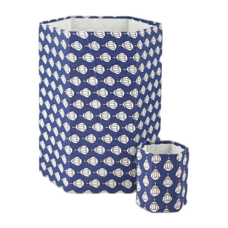 Storage Set & Journal - Navy Lotus