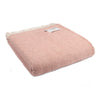 Throw Rug Herringbone - Dusty Pink