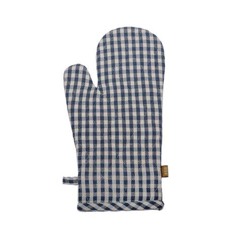 Oven Mitt - Blueberry Gingham
