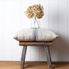 Bien Cushion with French Navy Grainsack Stripe