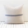 Bien Cushion with French Navy Grainsack Stripe