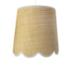 Scalloped Raffia Lampshade