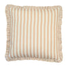 Ruffle Stripe Cushion Cover - Blush
