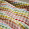 Houndstooth Woollen Throw - Iris