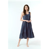 Tiered Cotton Voile Nightdress - Bleu Rouge