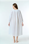 Cotton Voile Nightdress - White Smock