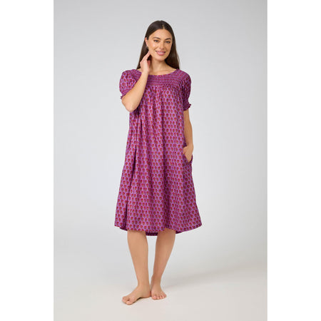 Shirred Bodice Dress - Posy