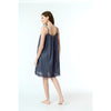 Frilled Cotton Voile Nightdress - Bleu Rouge
