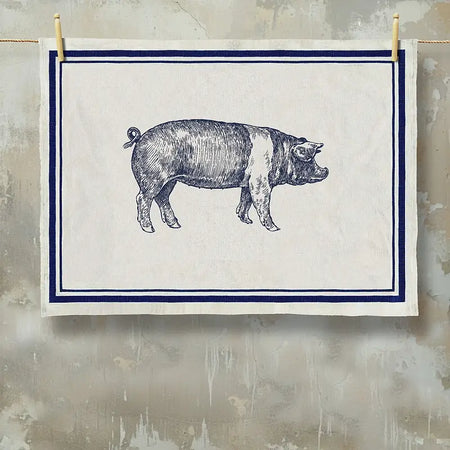 Farmyard Grainsack Towel - Pig