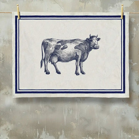 Farmyard Grainsack Towel - Cow