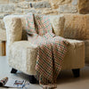 Houndstooth Woollen Throw - Coastland