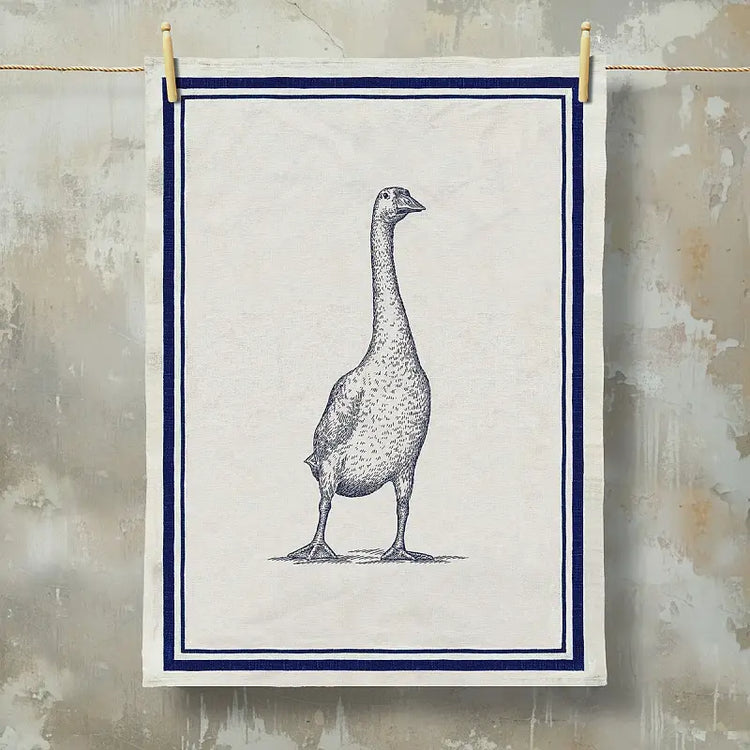 Farmyard Grainsack Towel - Goose