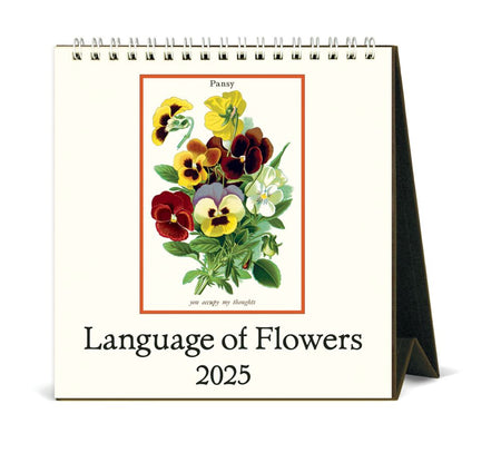 Desk Calendar - Language of Flowers