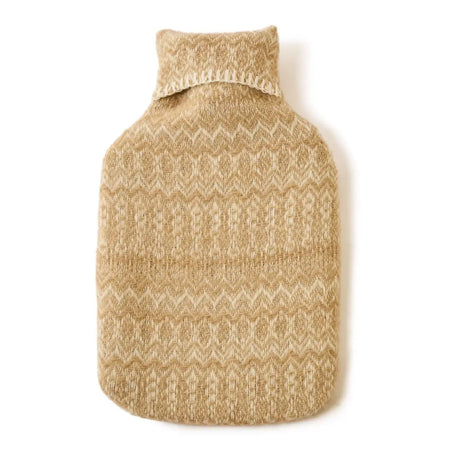 Hot Water Bottle - Fair Isle Oatmeal