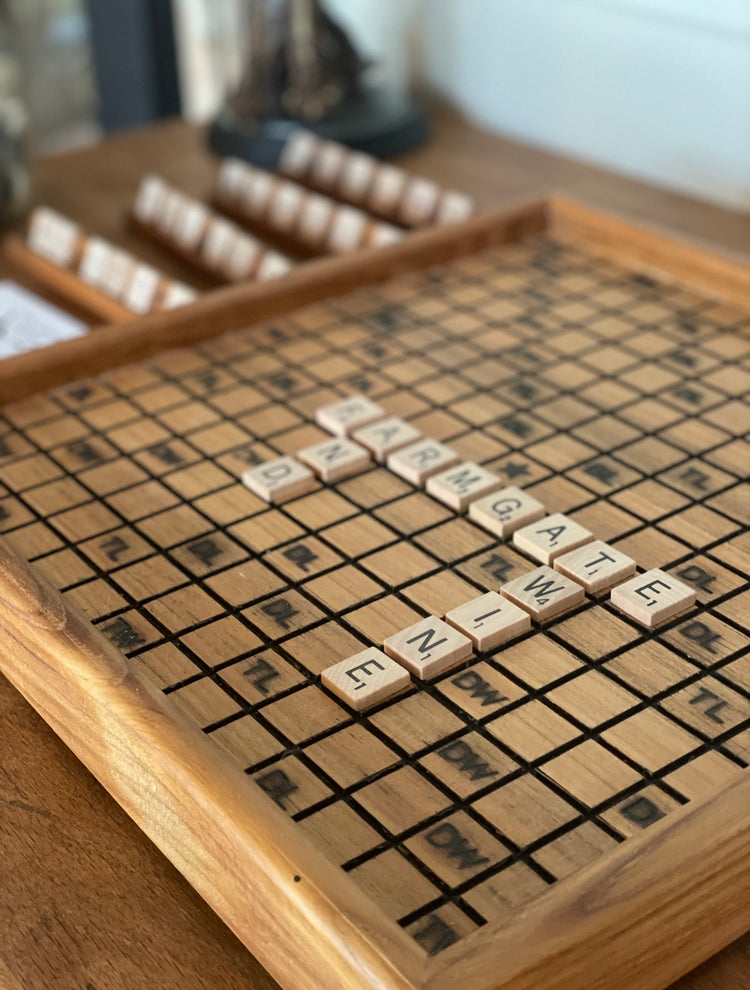 Word Game - Handmade Wooden Set