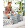 Amer Azure Cushion Cover