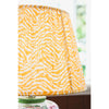 Gathered Lampshade - Sandy Block Print