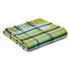 Lambswool Bright Check Throw - Meadow