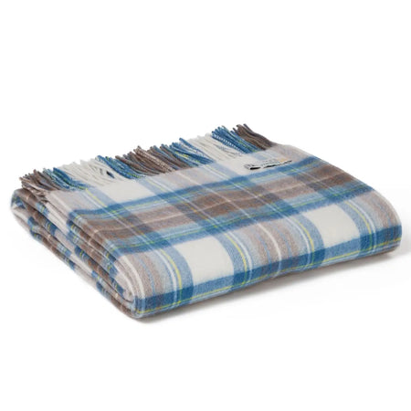 Lambswool Tartan Throw - Dress Stewart