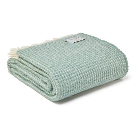 Waffle Blanket - Sea Green