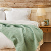Waffle Blanket - Sea Green