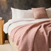 Waffle Blanket - Dusky Pink