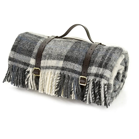 Polo Picnic Rug - Cottage Grey Check