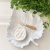 Leaf Plate - White