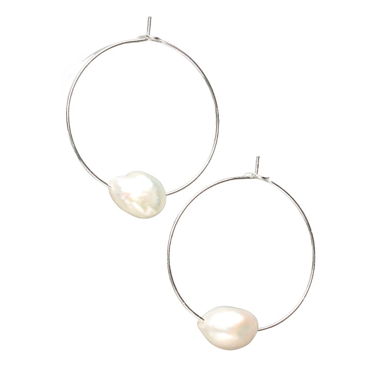 Pearl Single Hoop