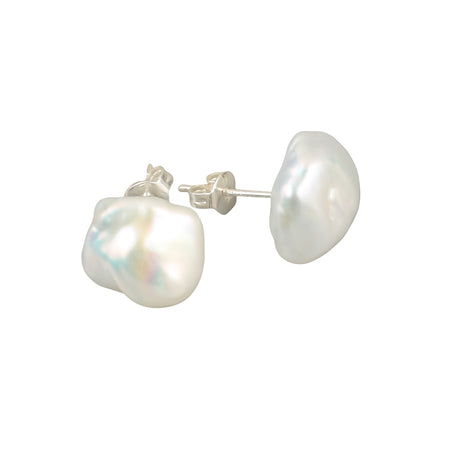 Baroque Keshi Pearl Studs