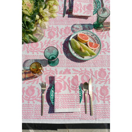 Pink Pomegranate - Tablecloth & Napkin Set