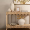 Belle Scalloped Console - Natural