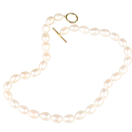Freshwater Pearl Necklace - Gold
