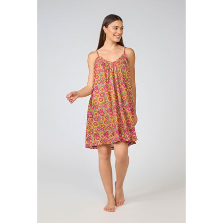 Frilled Cotton Voile Slip  - Summer