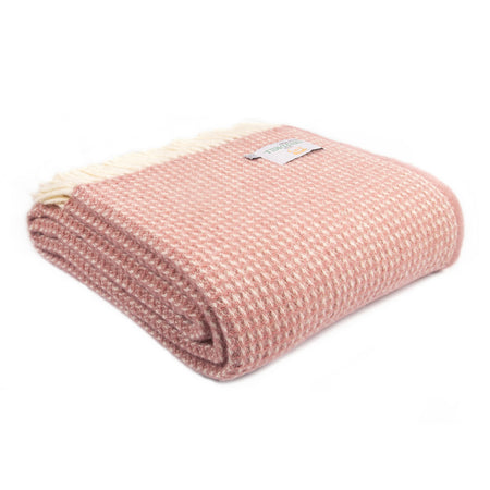Waffle Blanket - Dusky Pink